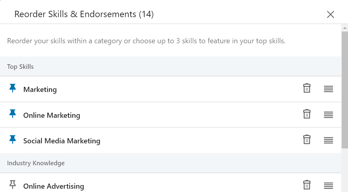 SkillsEndorsements