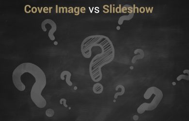 cover image vs slideshow