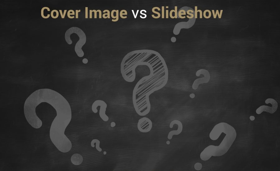 cover image vs slideshow